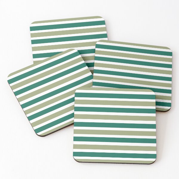 Item preview, Gray Green Stripes designed and sold by Nisha Prabhu.