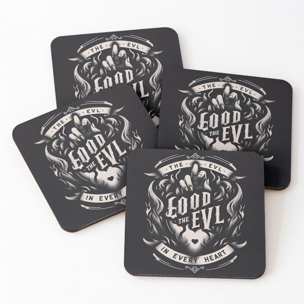 Item preview, Good Evil Hand Flame Heart designed and sold by Voodoo Store Paranormal Collections.