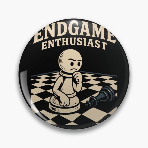Item preview, Endgame Enthusiast Chess Player Board Game designed and sold by LuminOrb.