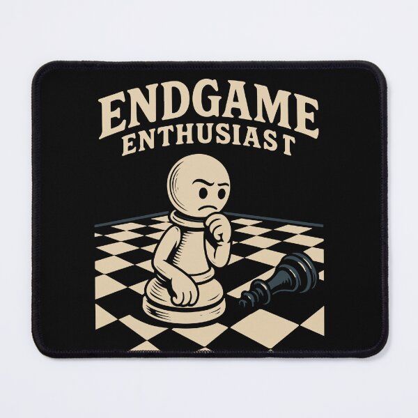 Item preview, Endgame Enthusiast Chess Player Board Game designed and sold by LuminOrb.