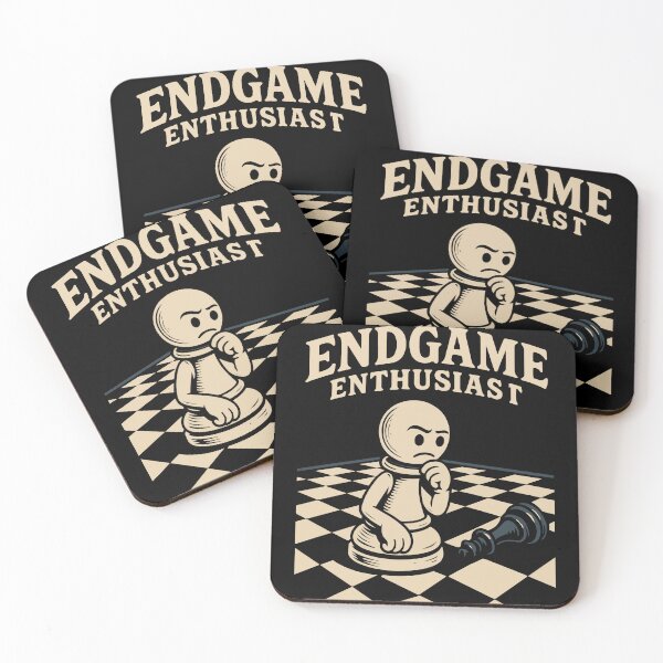 Item preview, Endgame Enthusiast Chess Player Board Game designed and sold by LuminOrb.