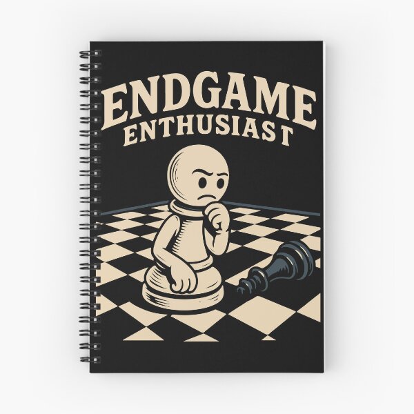 Item preview, Endgame Enthusiast Chess Player Board Game designed and sold by LuminOrb.