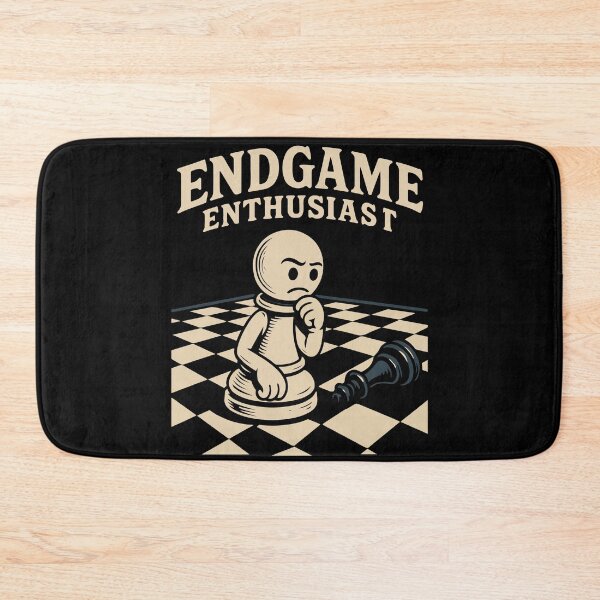 Item preview, Endgame Enthusiast Chess Player Board Game designed and sold by LuminOrb.