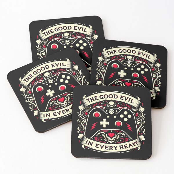 Item preview, Gaming Controller Skull Heart Lightning designed and sold by Voodoo Store Paranormal Collections.