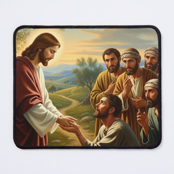 Item preview, jesus heals 10 lepers  designed and sold by Obinne.