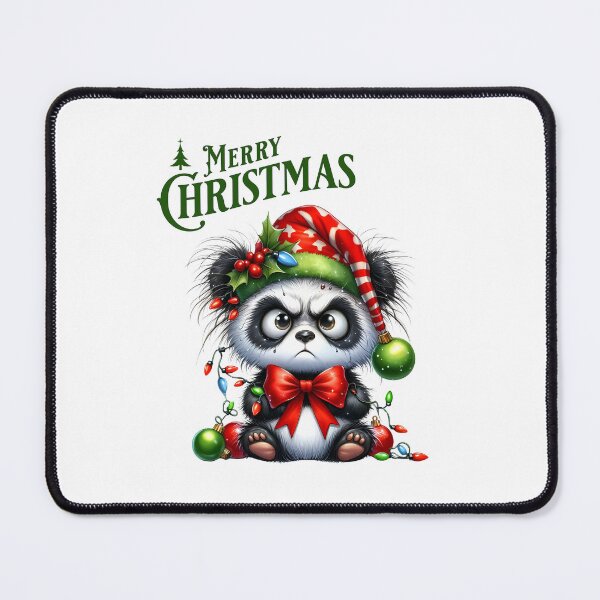 Item preview, Angry Panda Christmas Gift designed and sold by ByDesign61.