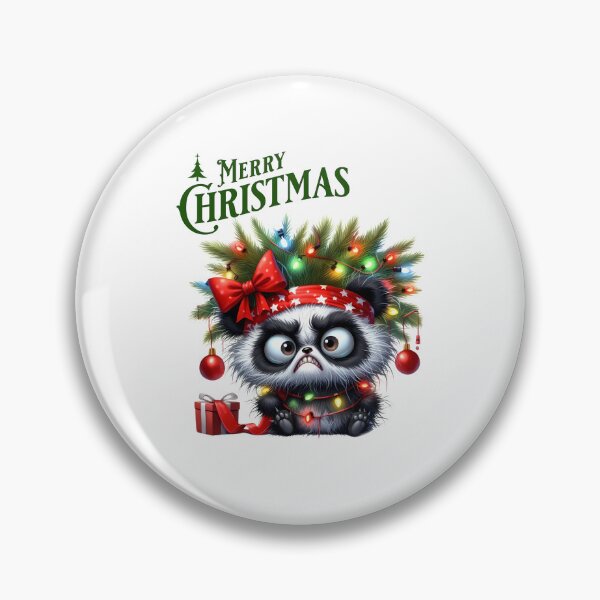 Item preview, Angry Panda Christmas Gift designed and sold by ByDesign61.