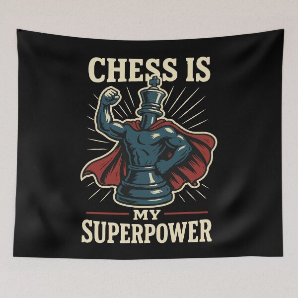 Item preview, Chess Is My Superpower Funny Chess Player designed and sold by LuminOrb.