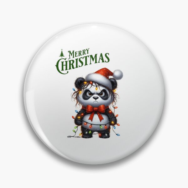 Item preview, Angry Panda Christmas Gift designed and sold by ByDesign61.