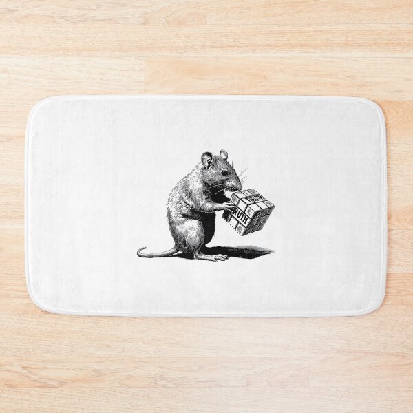 Item preview, Banksy Rat with Rubik's Cube - Solving for Truth designed and sold by hamishby.