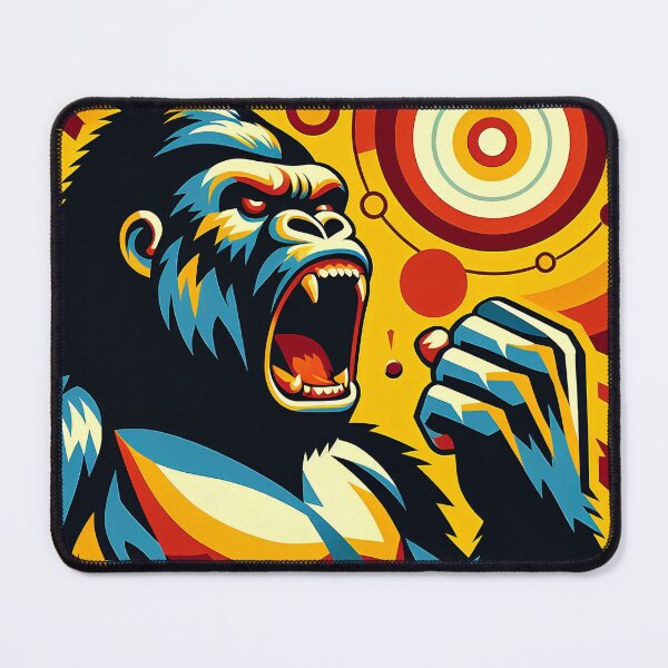 Item preview, Primal Roar: Pop Art Gorilla designed and sold by DreamMandalas.