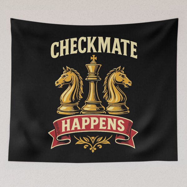 Item preview, Checkmate Happens Chess Player Board Game funny designed and sold by LuminOrb.