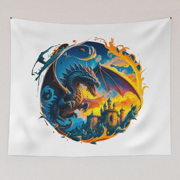 Item preview, Castle of the Dragon King designed and sold by Angry Swan Designs.