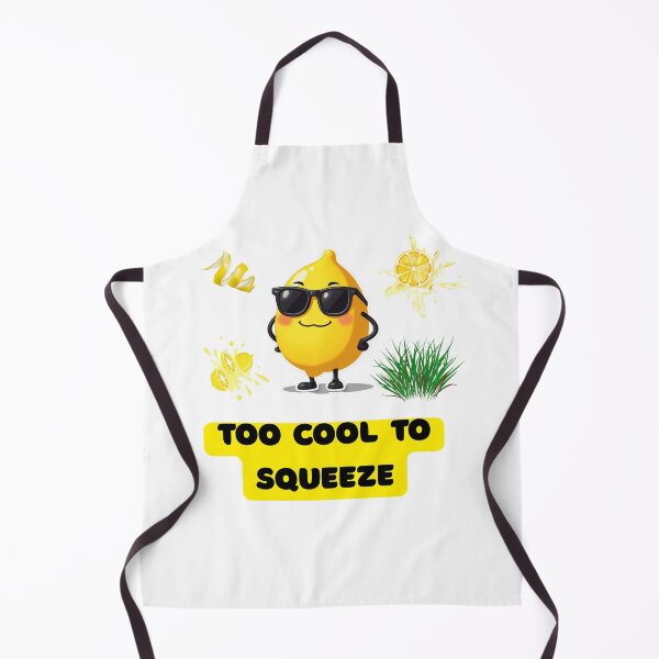 Item preview, Too Cool to Squeeze — Funny Lemon Sticker designed and sold by Vica11.