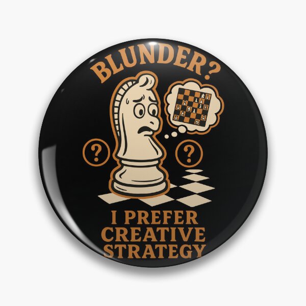 Item preview, Blunder Creative Strategy Chess Player designed and sold by LuminOrb.