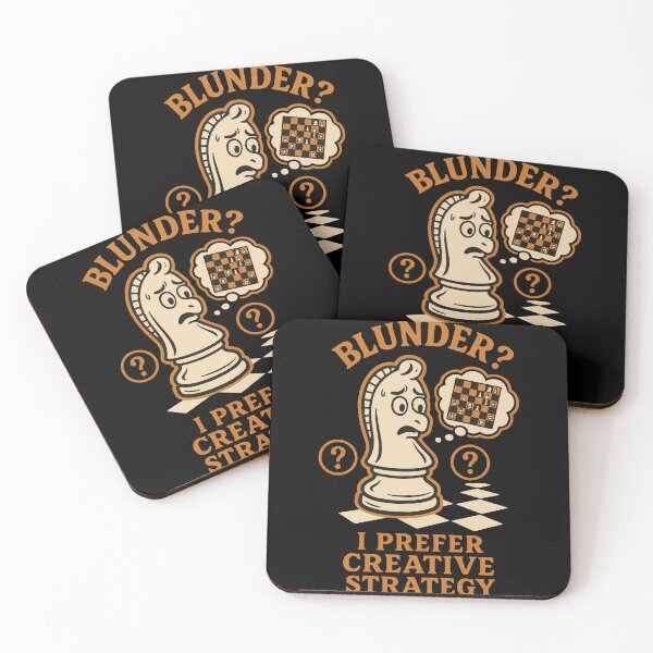 Item preview, Blunder Creative Strategy Chess Player designed and sold by LuminOrb.