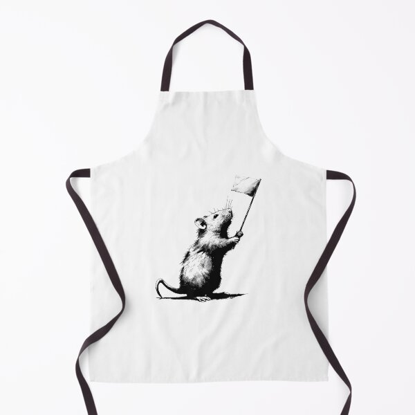 Item preview, Banksy Surrender Mouse - Raising the White Flag designed and sold by hamishby.