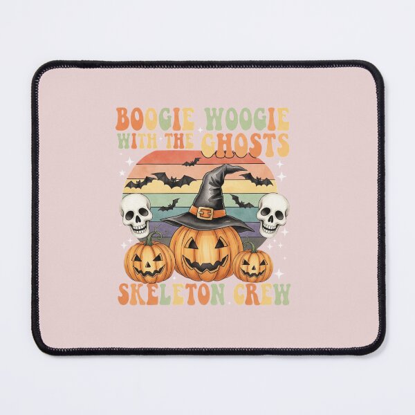 Item preview, Retro Halloween Cartoon | Vintage Witch Cat with Pumpkins and Ghosts designed and sold by MinimalArtTees.