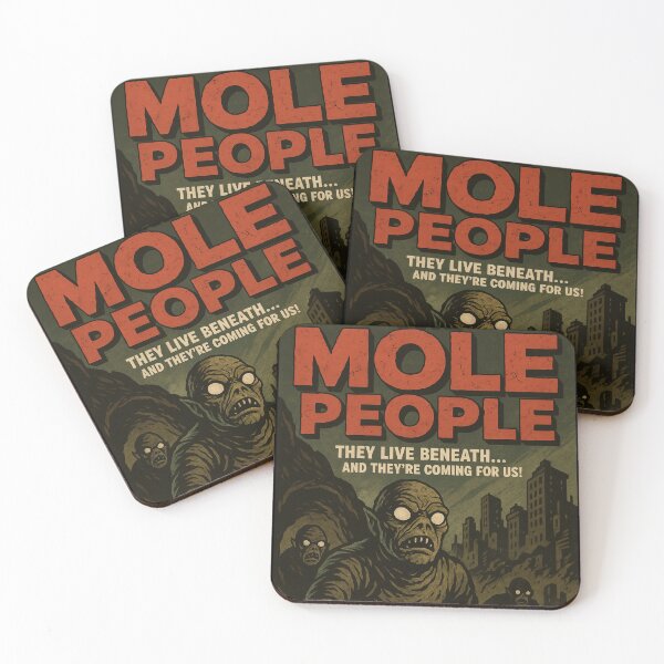 Aperçu de l'œuvre The Mole People Vintage Horror Movie Poster créée et vendue par Retr0Tshirts.
