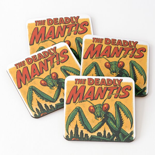 Item preview, The Deadly Mantis 1957 Vintage Horror Poster designed and sold by Retr0Tshirts.