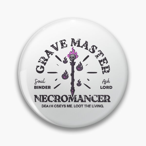 Item preview, Grave Master Necromancer – Soul Binder, Ash Lord designed and sold by KomixsDesign.