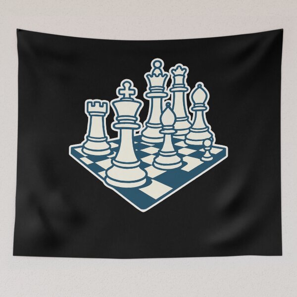 Item preview, Chess Player Chess Pieces Board Game Art designed and sold by LuminOrb.