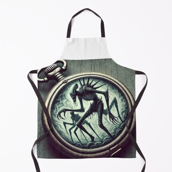 Item preview, Retro Mind Flayer Clock designed and sold by WildVista.