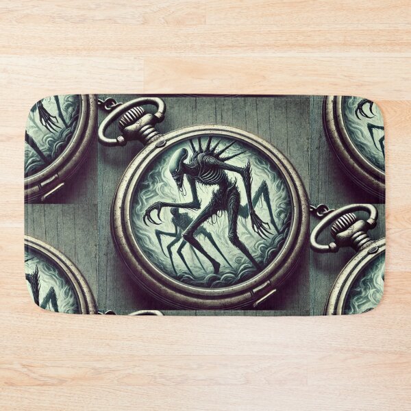 Item preview,  Retro Mind Flayer Clock designed and sold by WildVista.
