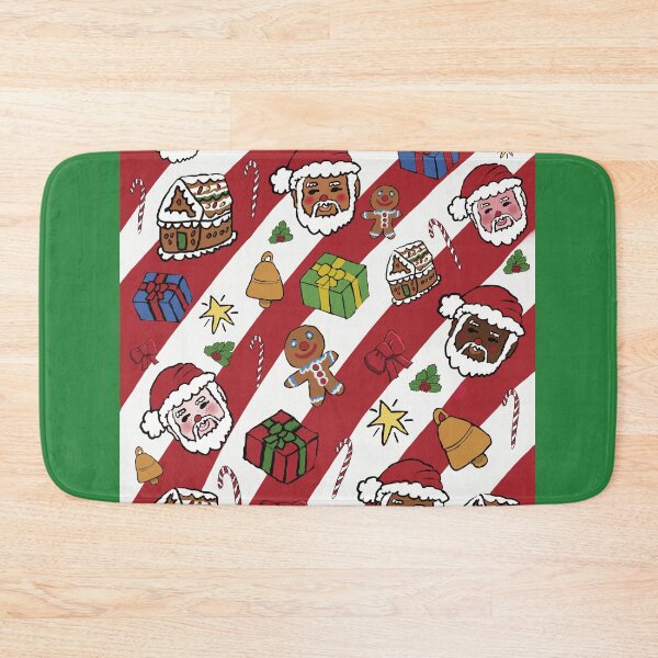 Item preview, Festive Christmas Pattern - Merry Everything - red stripes designed and sold by Micki Moxie.