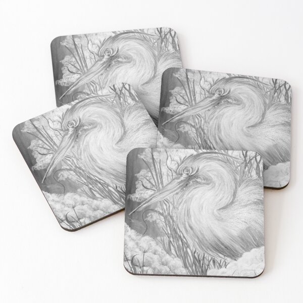 Item preview, Black and white heron designed and sold by starnesy-sprite.
