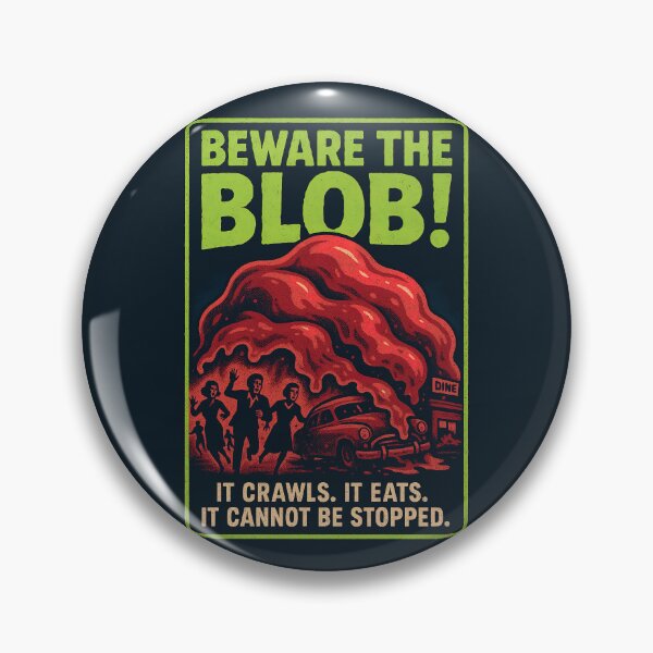 Item preview, The Blob 1958 Retro Horror Movie Art designed and sold by Retr0Tshirts.