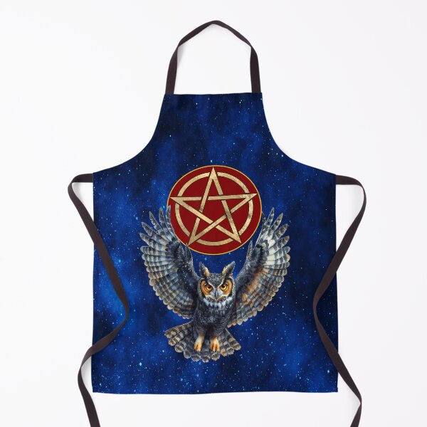 Item preview, Cosmic Guardian: Enchanted Owl and Pentagram designed and sold by MysticOzzy.
