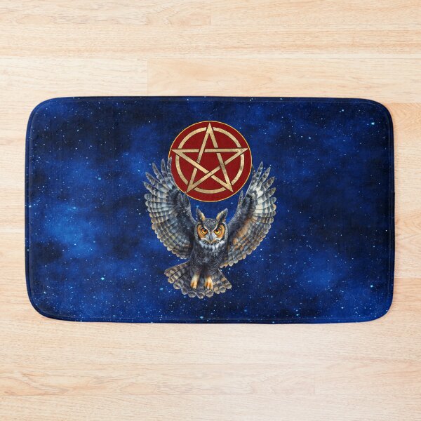 Item preview, Cosmic Guardian: Enchanted Owl and Pentagram designed and sold by MysticOzzy.