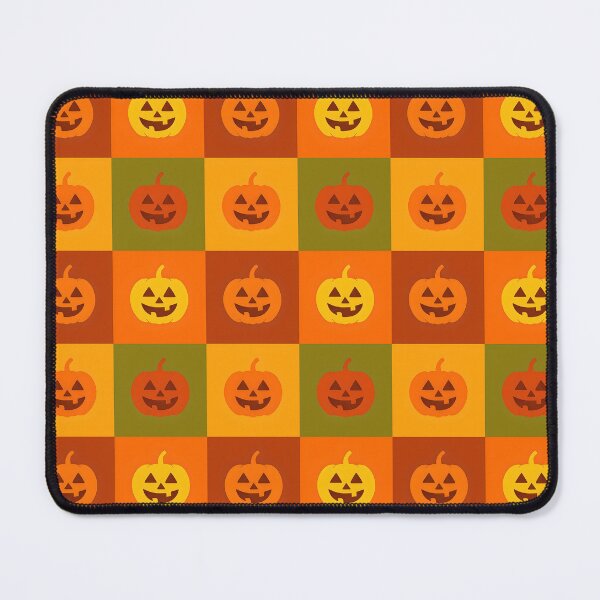 Item preview, Colorful Halloween Pumpkin Grid Design designed and sold by PrintandJoy.