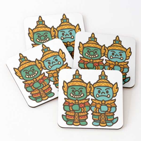 Item preview, Thai Temple Giant – Cute Guardians designed and sold by SoSoSeahorse.