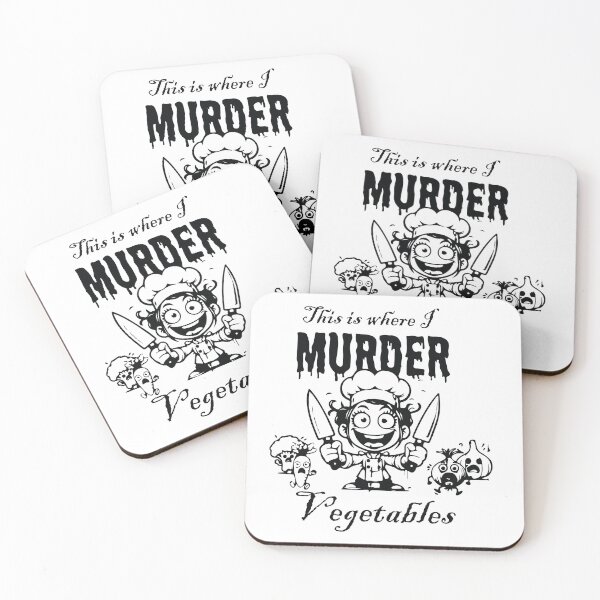 Item preview, This Is Where I Murder Vegetable designed and sold by HarrisStudio.