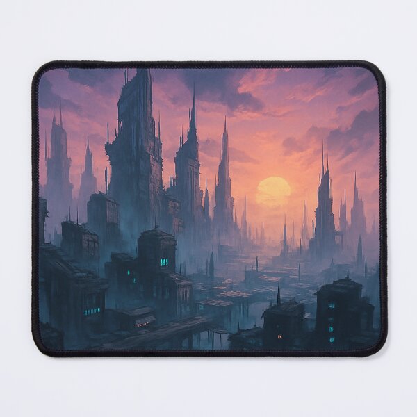 Item preview, Twilight Dystopia – Forgotten City Beneath the Dying Sun designed and sold by NeonVaultStudio.