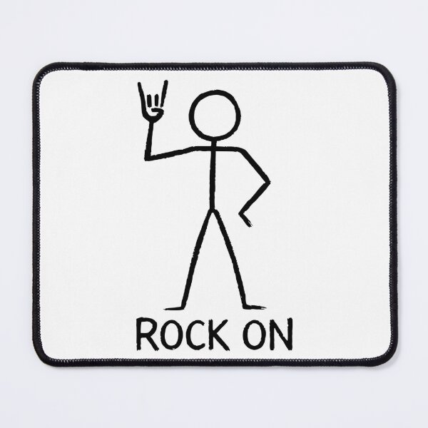 Item preview, ROCK ON - Hand Gesture Silhouette Icon designed and sold by AFernandesDSG.