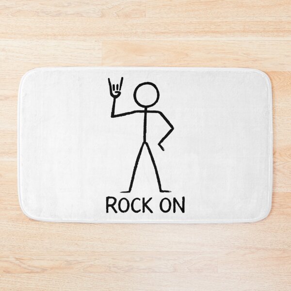 Item preview, ROCK ON - Hand Gesture Silhouette Icon designed and sold by AFernandesDSG.