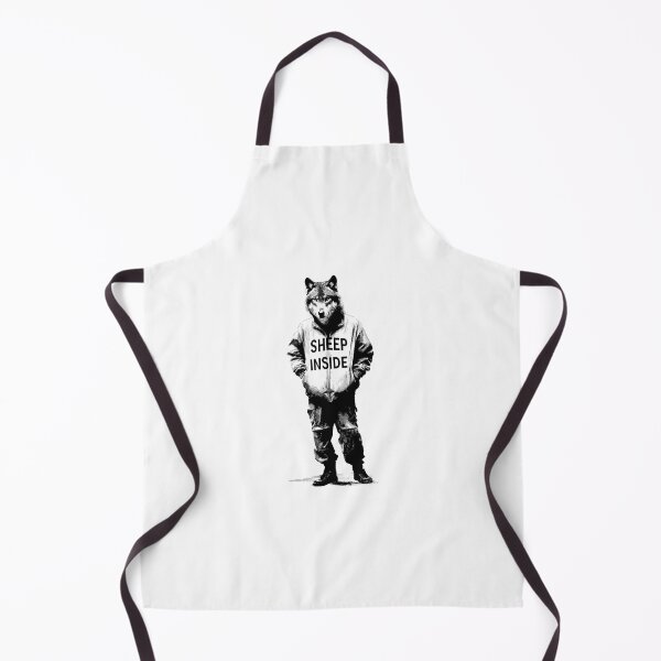 Item preview, Banksy Wolf in Disguise - Sheep Inside designed and sold by hamishby.