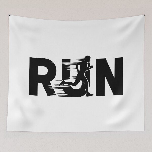 Item preview, Stick Figure Running Silhouette Icon designed and sold by AFernandesDSG.