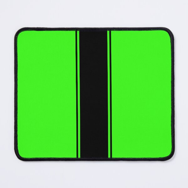 Item preview, Single Racing Stripe (wide) With 2 Pinstripes - Black on Neon Green designed and sold by Racing Stripes Only.