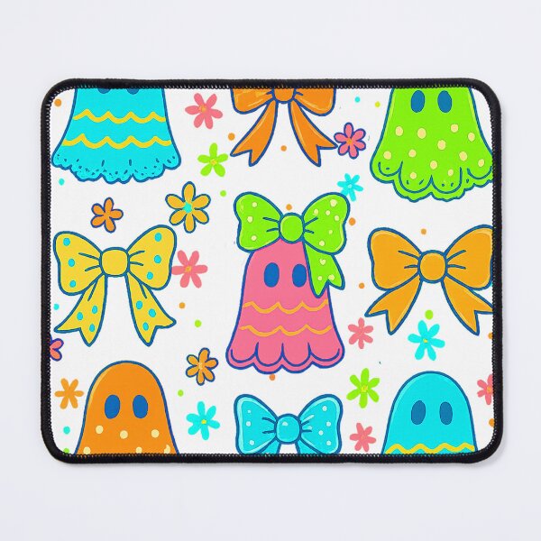 Item preview, Halloween Ghost Neon Png, neon cute ghost png, cute colorful neon spooky ghost png, lace ghost png, halloween brush png, designed and sold by PixelBlooming.