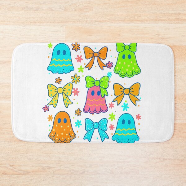 Item preview, Halloween Ghost Neon Png, neon cute ghost png, cute colorful neon spooky ghost png, lace ghost png, halloween brush png, designed and sold by PixelBlooming.