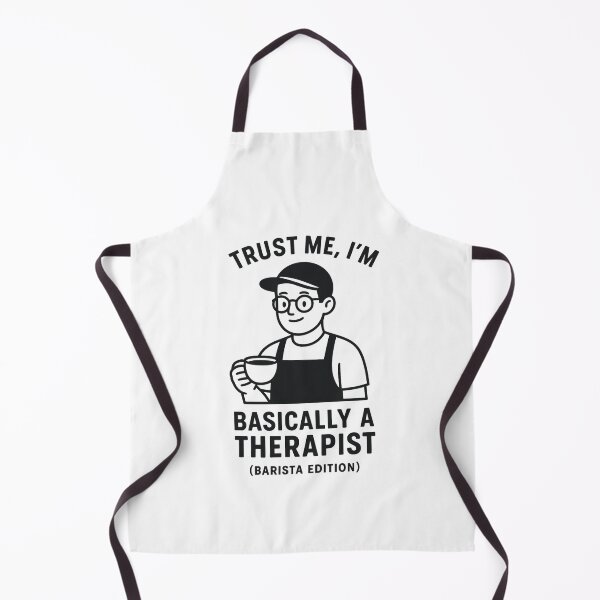 Item preview, Barista Therapist Shirt | Coffee Humor Tee | Basically a Therapist But I Make Lattes | Funny Barista Gift | Coffee Shop Worker Shirt designed and sold by Infinirish.
