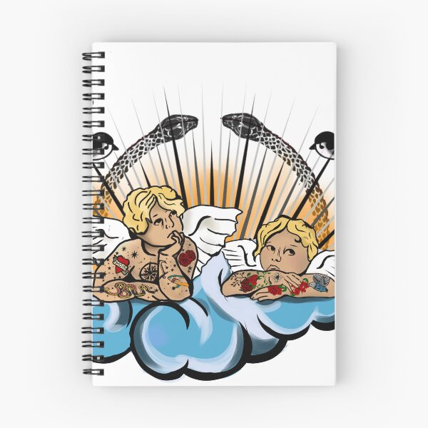 Item preview, Raphael-Inspired Tattooed Cherub Drawing designed and sold by CharmSchool03.
