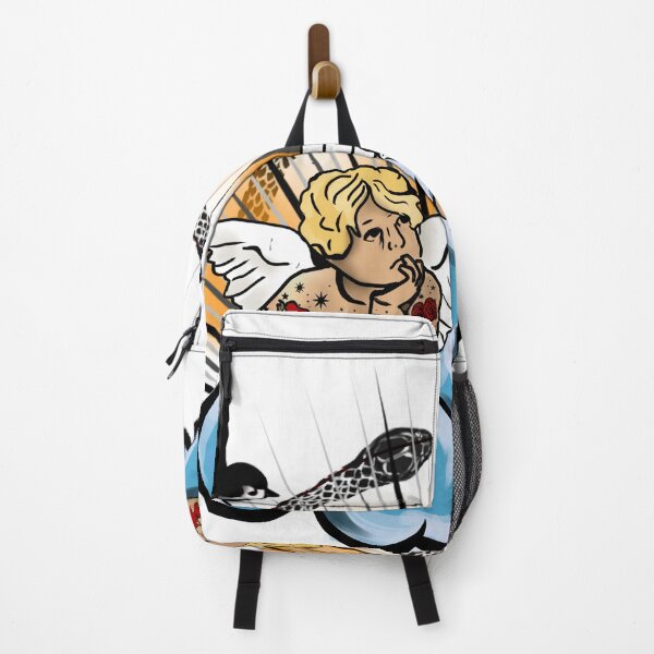 Item preview, Raphael-Inspired Tattooed Cherub Drawing designed and sold by CharmSchool03.