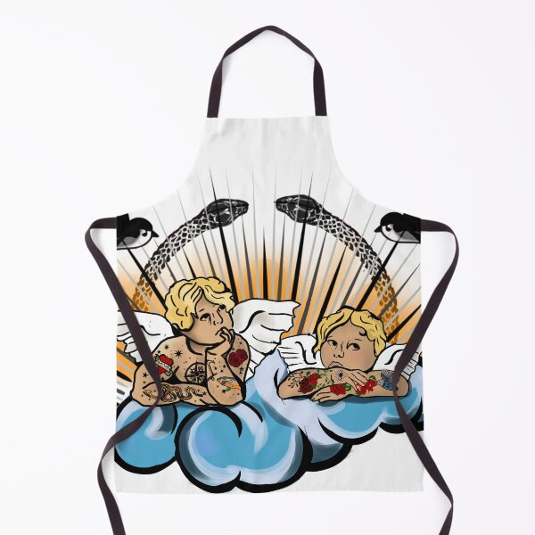 Item preview, Raphael-Inspired Tattooed Cherub Drawing designed and sold by CharmSchool03.