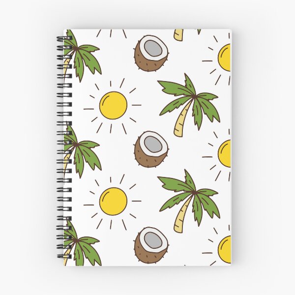 Item preview, Palm, sun & coconut pattern designed and sold by Jamildesign.