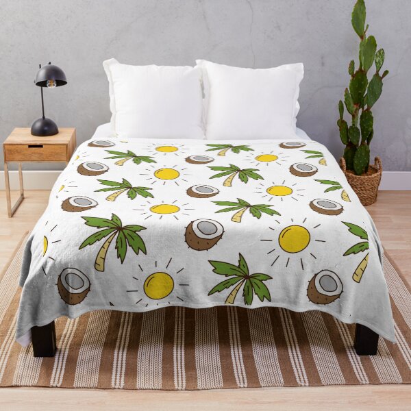 Item preview, Palm, sun & coconut pattern designed and sold by Jamildesign.